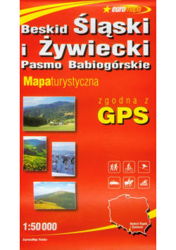 Beskid Śląski i Żywiecki Pasmo Babiogórskie mapa turystyczna 1:50 000
