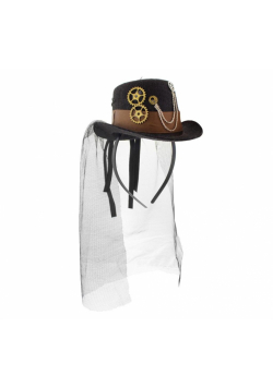 Opaska kapelusz Lady Steampunk