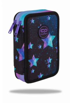 Piórnik podwójny z wyposażeniem Coolpack Jumper 2 Star Night