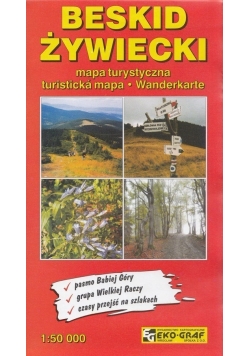 Beskid Żywiecki mapa turystyczna 1:50 000
