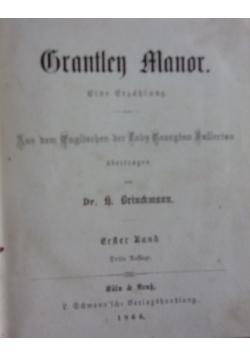 Grantlen Manor,1866r.