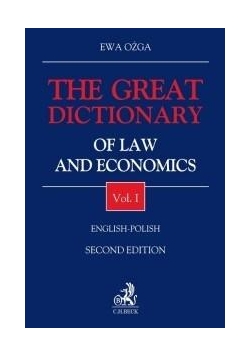 The Great Dictionary of Law and Economics T.1 w.2