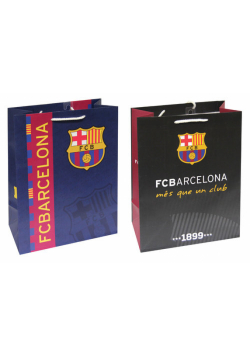 Torba papierowa FC Barcelona średnia 10 sztuk