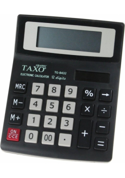 Kalkulator TAXO TG-8432 Czarny