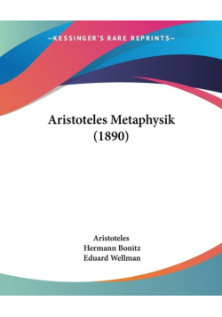 Aristoteles Metaphysik (1890)