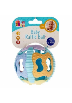 Kula gumowa z dźwiękiem pastel BAM BAM