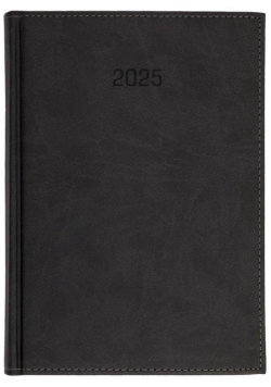 Kalendarz 2025 A4 dzienny Vivella czarny