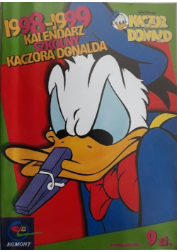 Kalendarz szkolny Kaczora Donalda 1998-1999