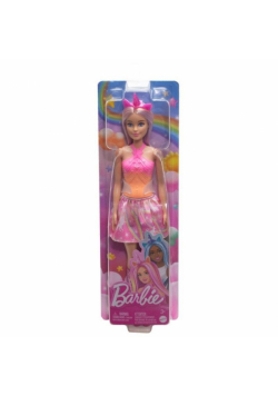 Barbie Lalka Jednorożec różowa HRR13