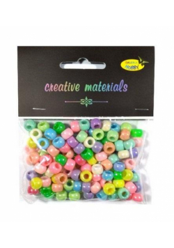 Koraliki perłowe pastelowe 6mm 36g ok.150szt