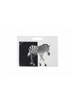 Teczka A4 z gumką na rysunki Zebra