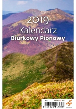 Kalendarz 2019 Biurkowy Pionowy HELMA