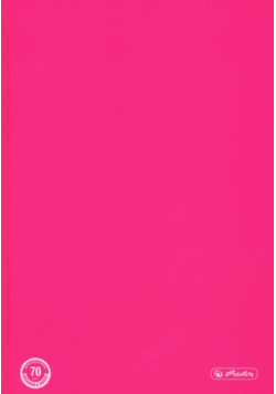 Brulion A5 Color Blocking w kratkę 96 kartek różowy