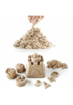 Piasek kinetyczny 1kg w woreczku kolor naturalny