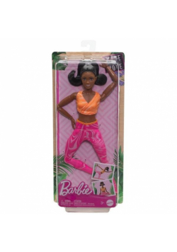 Barbie. Lalka Made to Move Czarne włosy