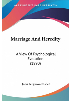 Marriage And Heredity