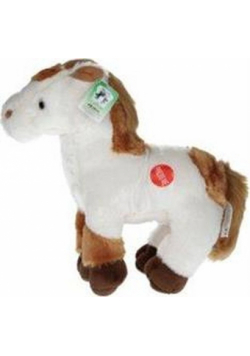 Konik Tony z dźwiękiem stojący 23 cm biały
