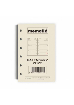 Wkład kalendarzowy 2025 A6 MEM/K/TDW