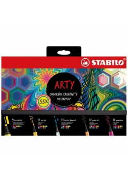 Cienkopisy i flamastry Arty Creative Set 55szt