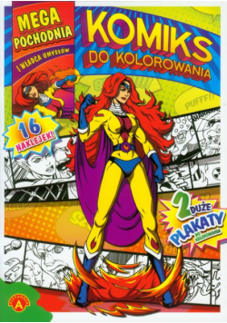 Mega pochodnia i władca umysłów Komiks do kolorowania