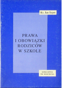 Prawa i obowiązki rodziców w szkole