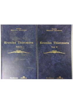 Kronika Thietmara, tom I - II