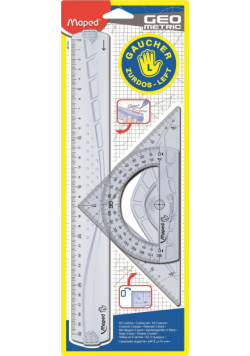 Zestaw geometryczny leworęczny