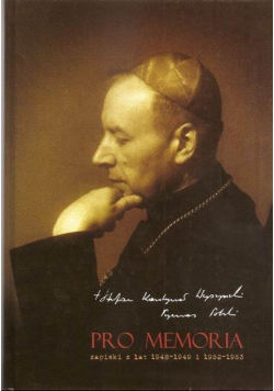 Pro memoria Zapiski z lat 1948 - 1949 i 1952 - 1953