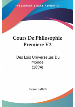 Cours De Philosophie Premiere V2