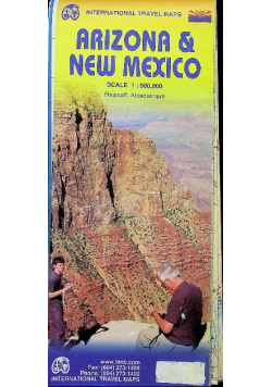 Arizona & New Mexico Travel Reference Map 1 900 000