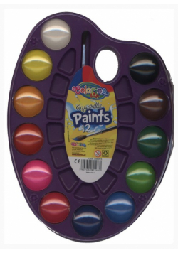 Farby akwarelowe  Colorino Kids paletka 12 kolorów