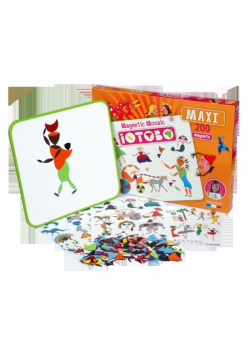 Puzzle magnetyczne MAXI +6