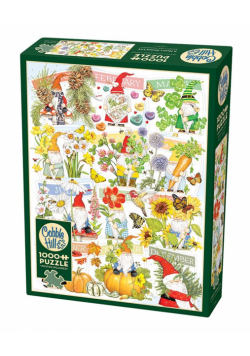 Puzzle 1000 Szczęśliwy rok skrzata G3