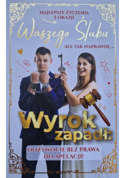 Karnet Ślub - Kajdanki