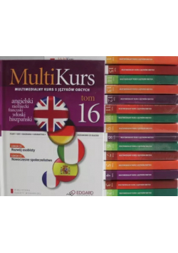 MultiKurs Multimedialny kurs 5 języków obcych Tom 1 do 16