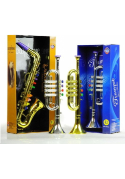 Instrument muzyczny saksofon 2 kolory