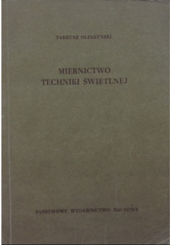 Miernictwo techniki świetlnej