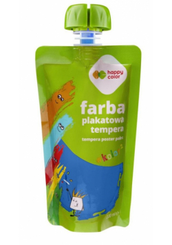 Farba tempera 100ml niebieska HAPPY COLOR