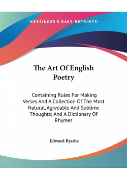 The Art Of English Poetry