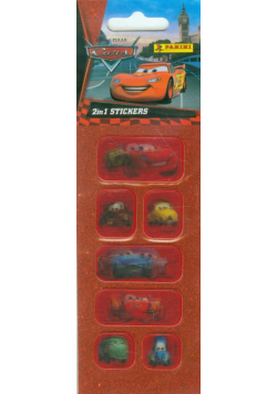 Naklejki 2 w 1 Mini Disney Auta