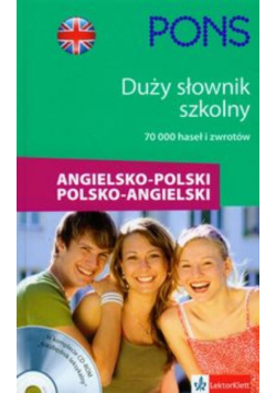 Duży słownik szkolny angielsko  polski polsko angielski z CD