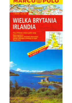 Wielka Brytania Irlandia mapa samochodowa 1:800 000 Marco Polo