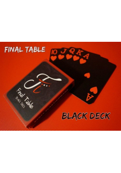 Final Table  - czarna talia kart