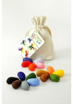 Kredki Crayon Rocks w bawełnianym woreczku 16 kolorów