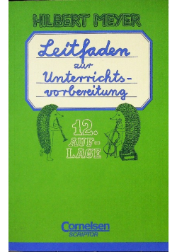 Leitfaden zur Unterrichtsvorbereitung