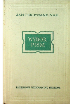 Nax Wybór pism