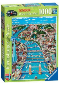 Puzzle Londyn widok na zachód 1000
