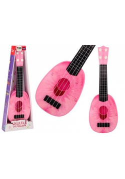 Ukulele mini gitara 4 struny brzoskwinia różowa