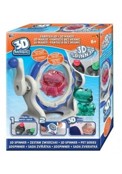 3D Magic - Fabryka 3D - Spinner + zestaw zwierzaki