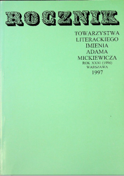 Rocznik Towarzystwa Literackiego imienia Adama Mickiewicza